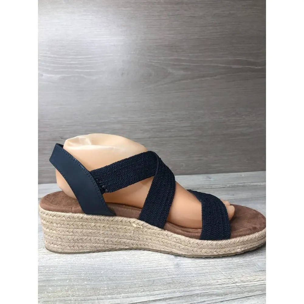 Skechers x Martha Stewart Arch Fit Beverlee Brentwood Wedge Sandal Women's 10